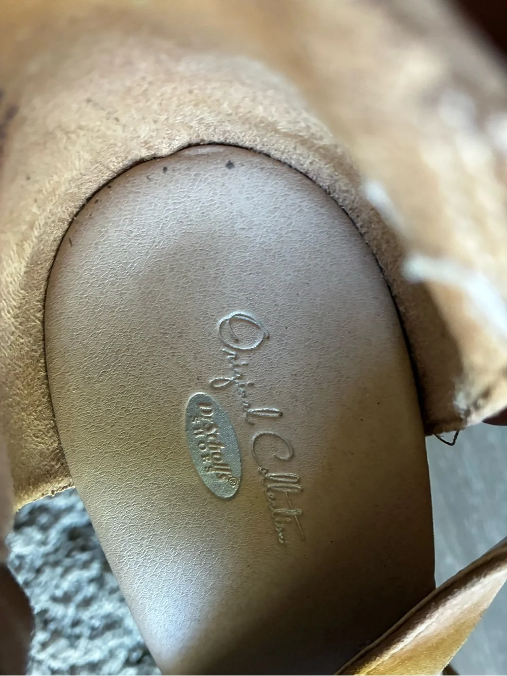 Dr Scholls Sweet Escape Wedge Sandals With Tan Suede And Animal Print Toe Strap
